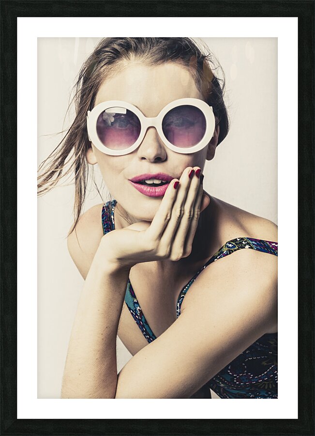 Premium vintage fashion photo Picture Frame print