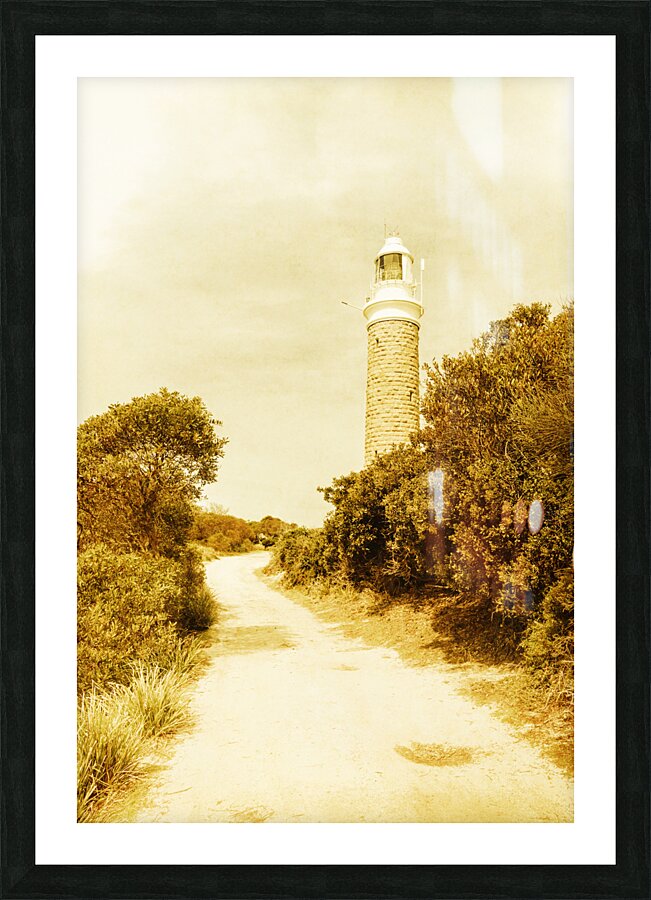 Lighthouse lane Picture Frame print