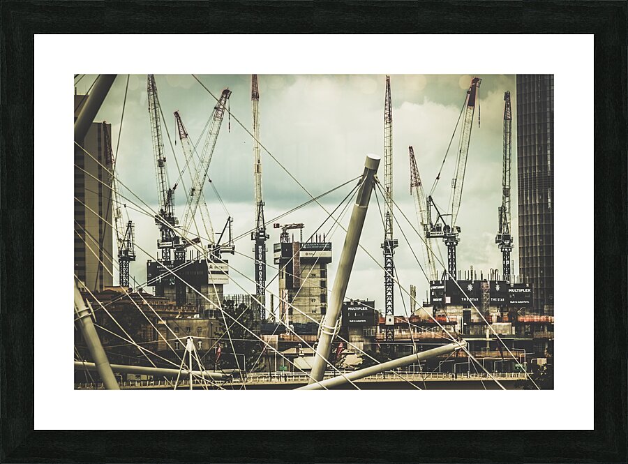 Busy and the build Picture Frame print