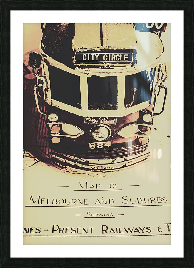 Pop art city tours Picture Frame print