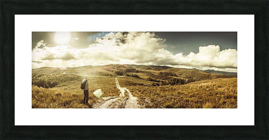 Australian rural panoramic landscape Picture Frame print