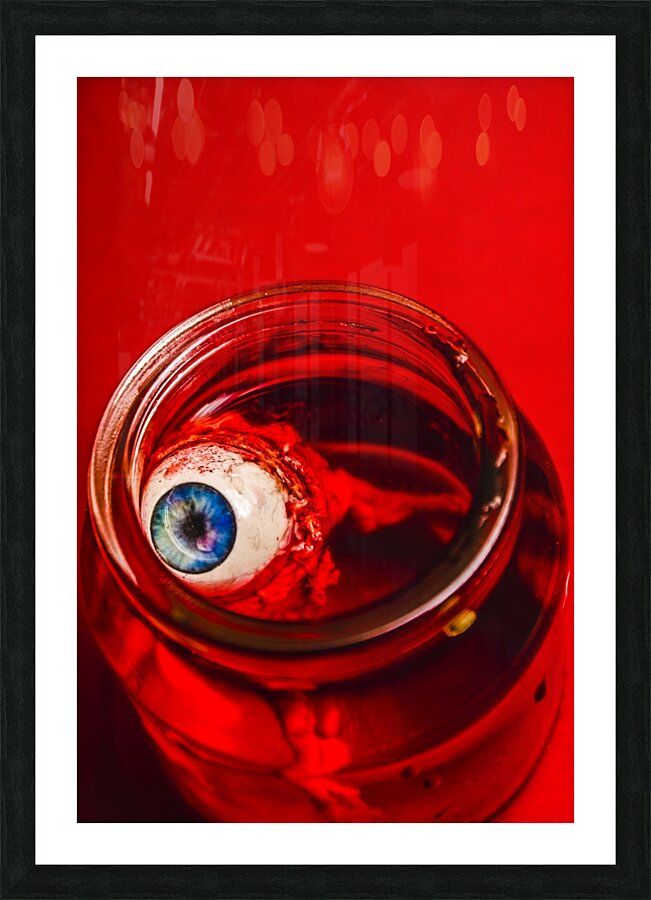 Blind fear Picture Frame print