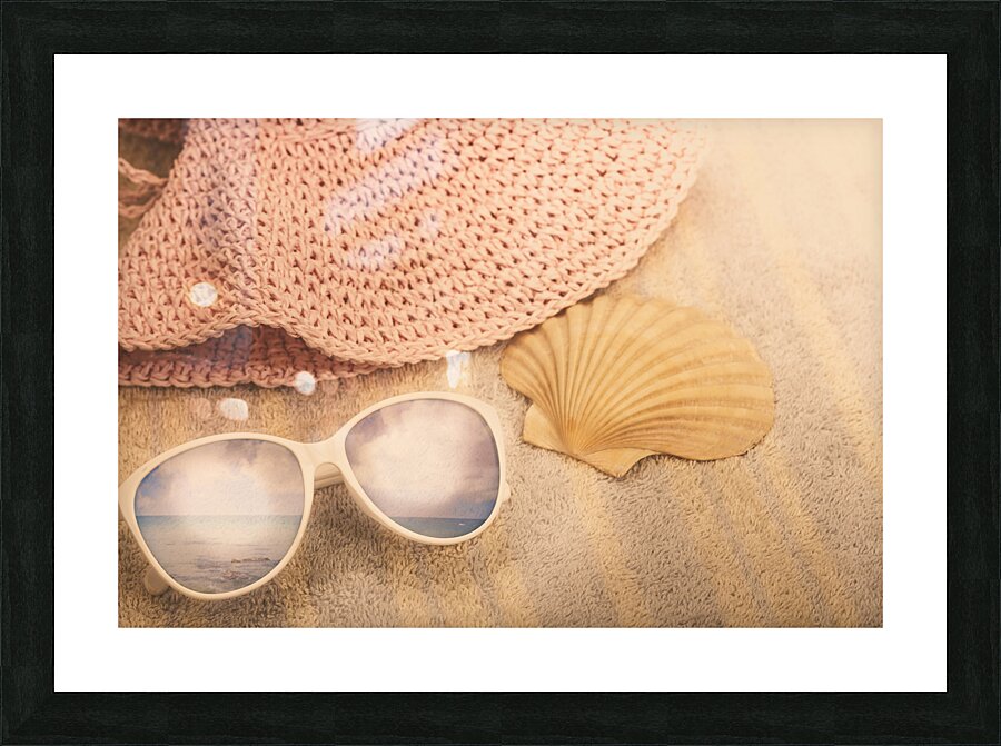 Australian summer holidays Picture Frame print