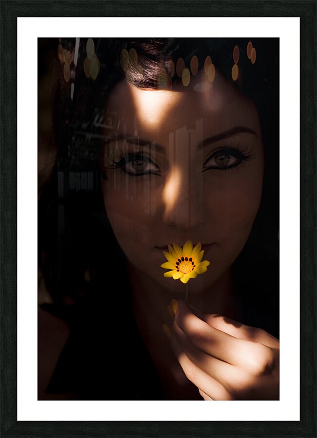 Sun Flower Picture Frame print