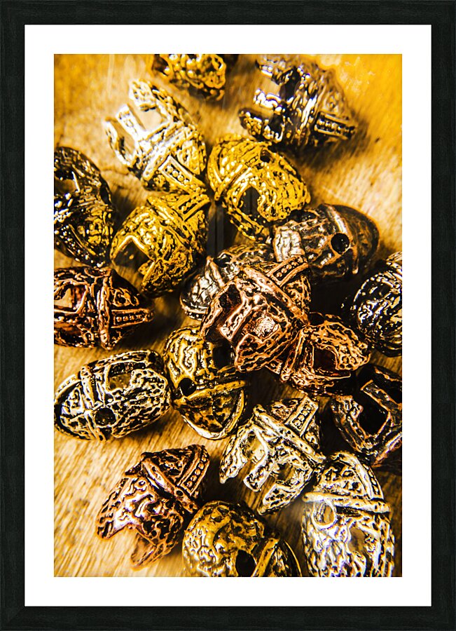 Roman armoury den Picture Frame print