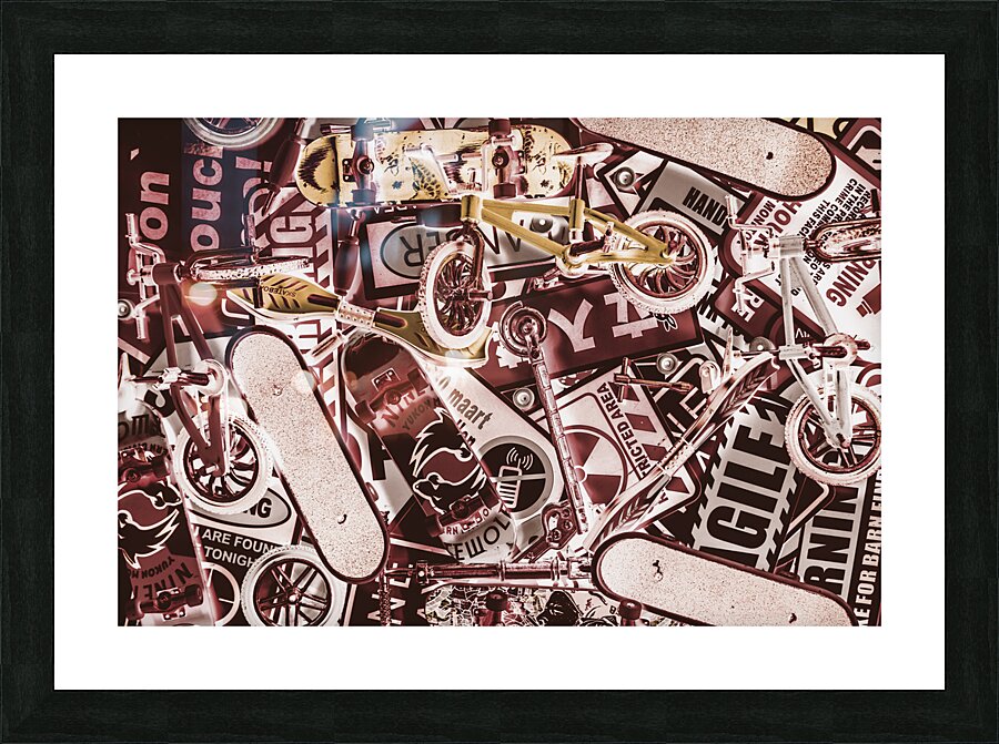 Kick flipped Picture Frame print