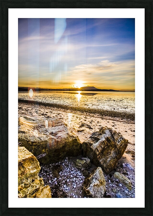 Beautiful beach sunsets Picture Frame print