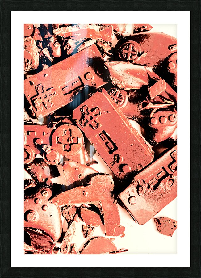 Hits and pieces Picture Frame print