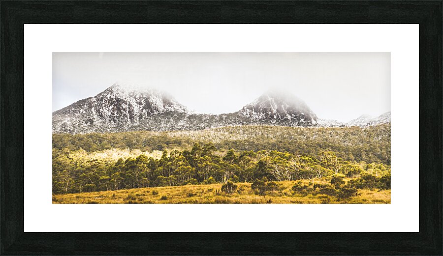 Depths and ranges  Picture Frame print