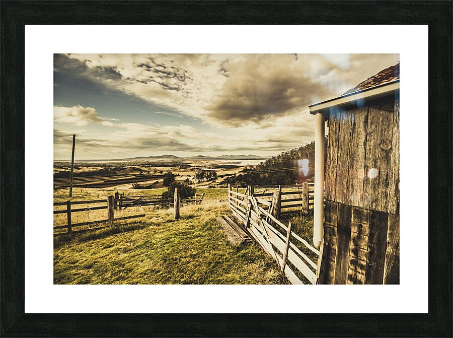 Pristine hinterland lookout  Picture Frame print