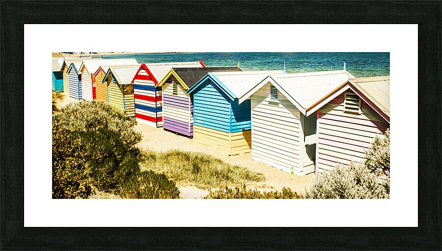 Brighton Beach Melbourne Picture Frame print