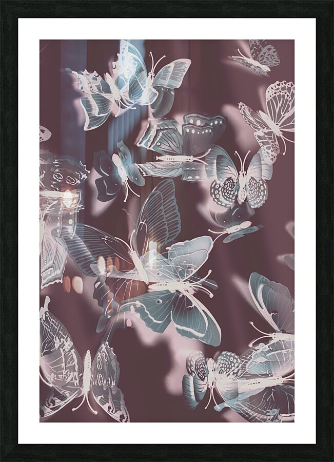 Fantasy flutters Picture Frame print
