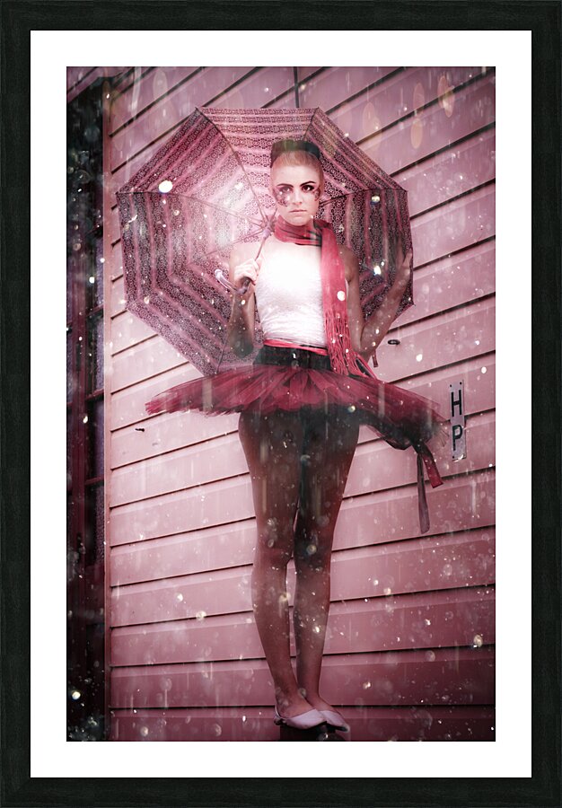 Water dance Picture Frame print