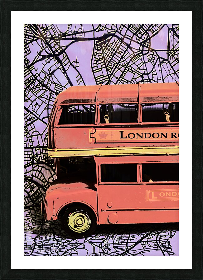 Pop art UK Picture Frame print