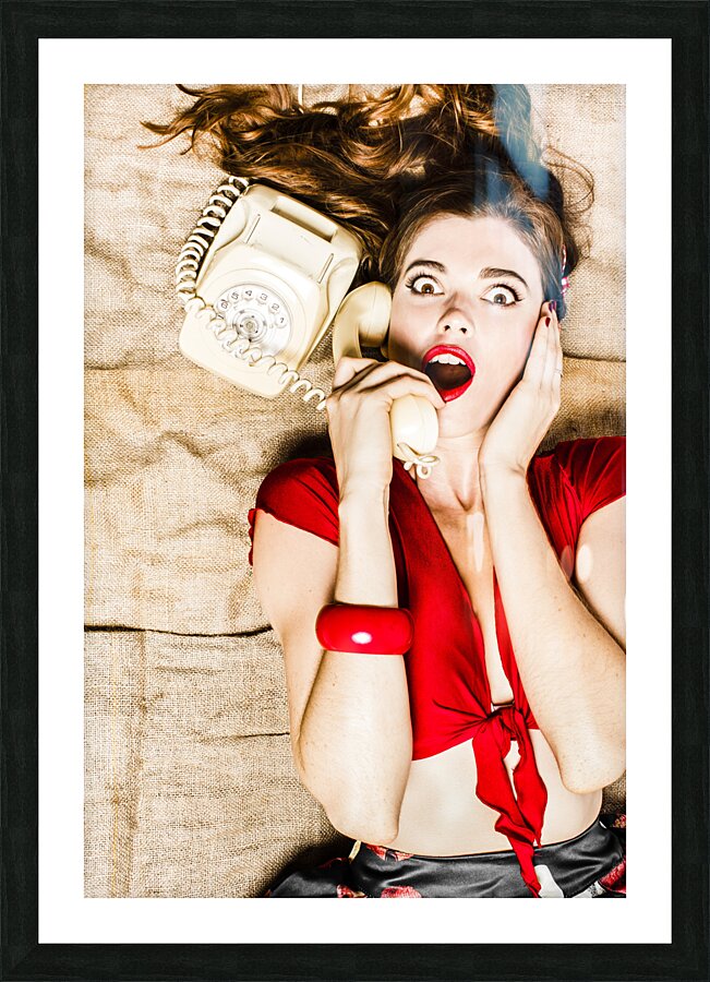 Shocking news Picture Frame print