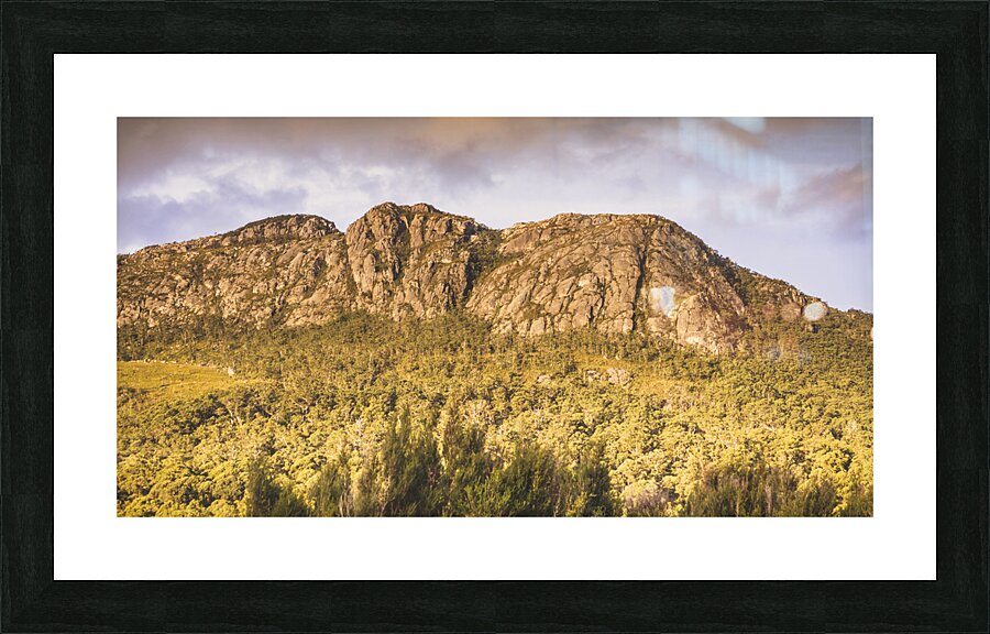 Mountain wide Picture Frame print