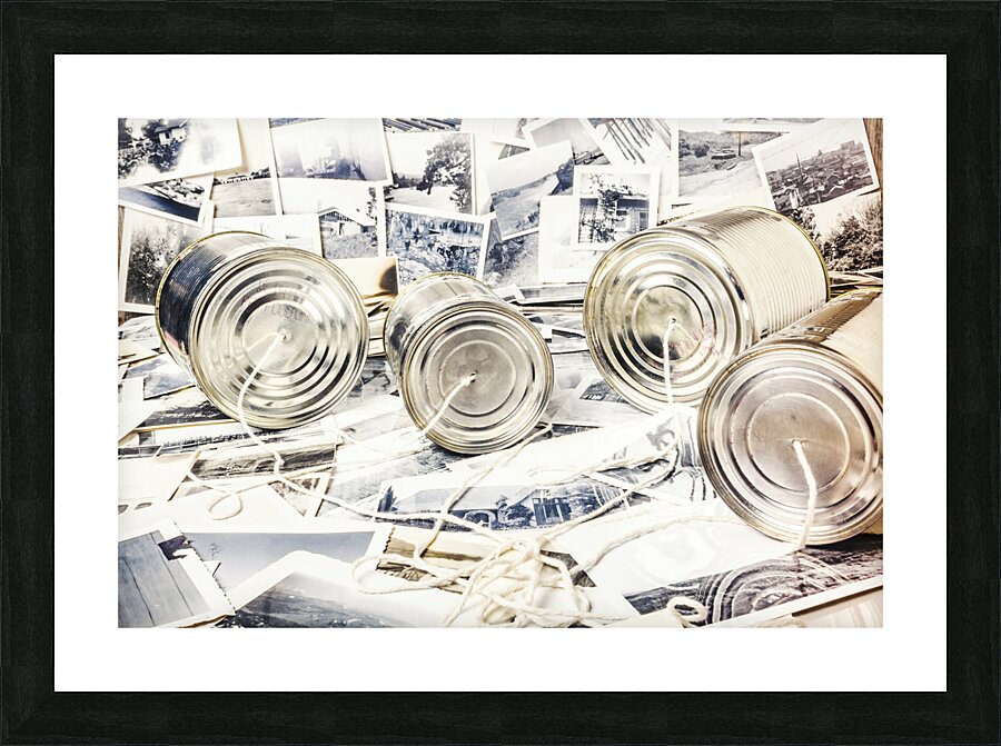 News room switchboard Picture Frame print