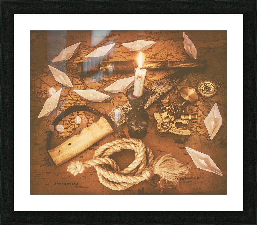 adventures untold Picture Frame print