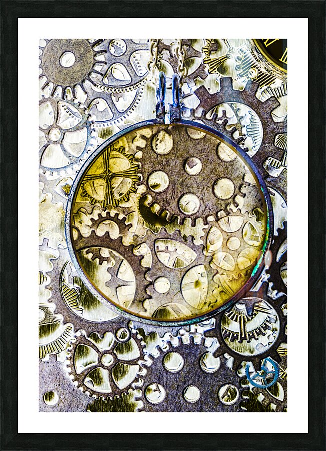 Monocle machinery Picture Frame print