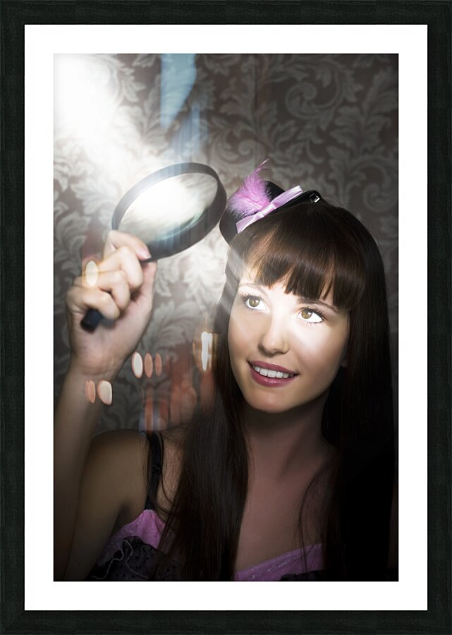 Murder Mystery Detective Picture Frame print