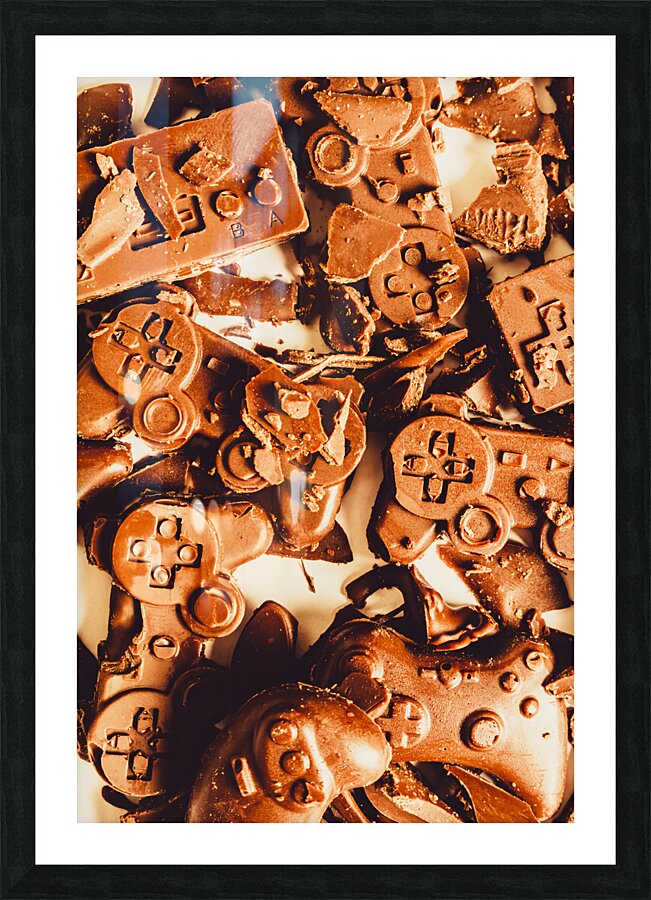 Multiplayer mashup Picture Frame print