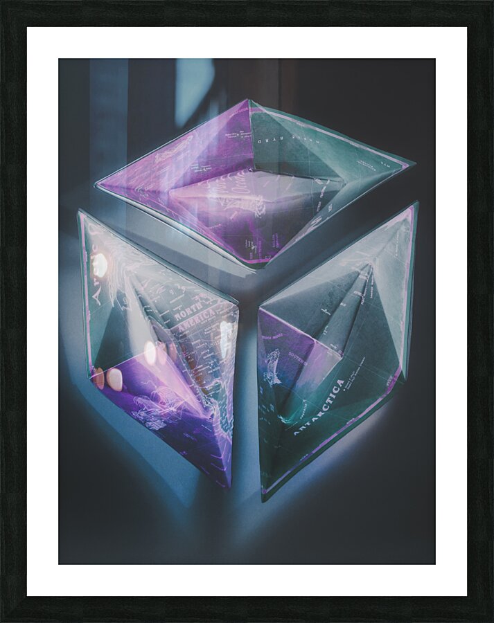 Geomaptric Picture Frame print
