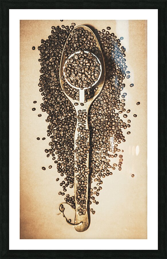 Rustic drinks artwork Picture Frame print