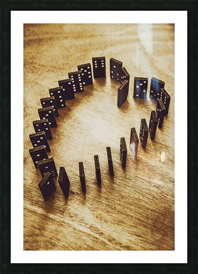 A risk and a chance  Picture Frame print