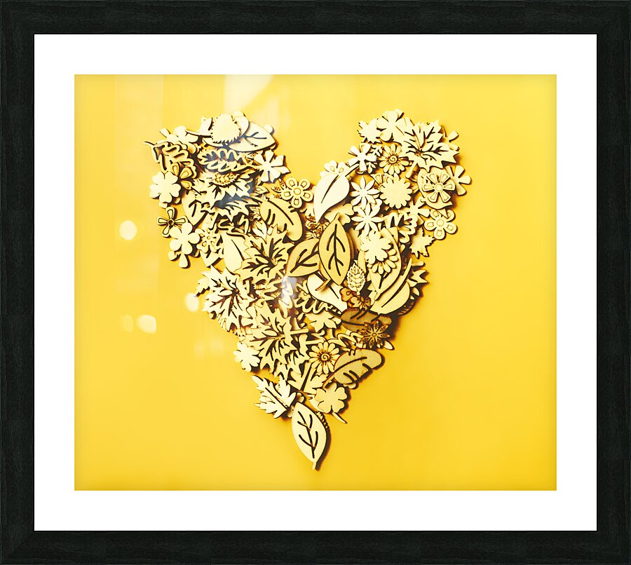 To love is to fall Picture Frame print