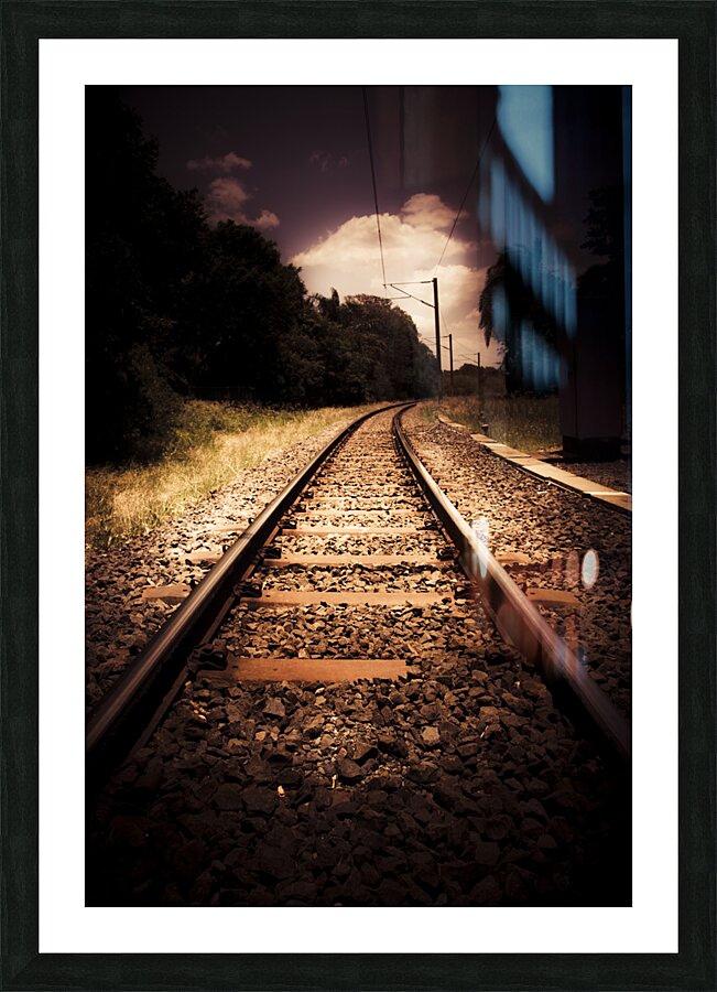 Train Tour Of Darkness Picture Frame print