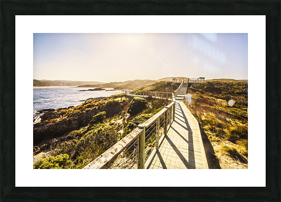 Coastal way Picture Frame print