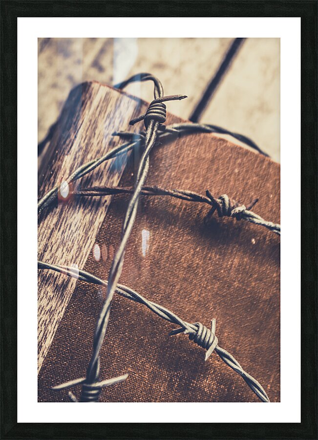 Control and confidentiality Picture Frame print