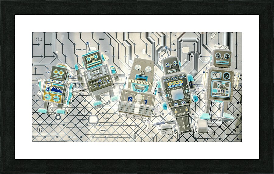 Wired intelligence Picture Frame print