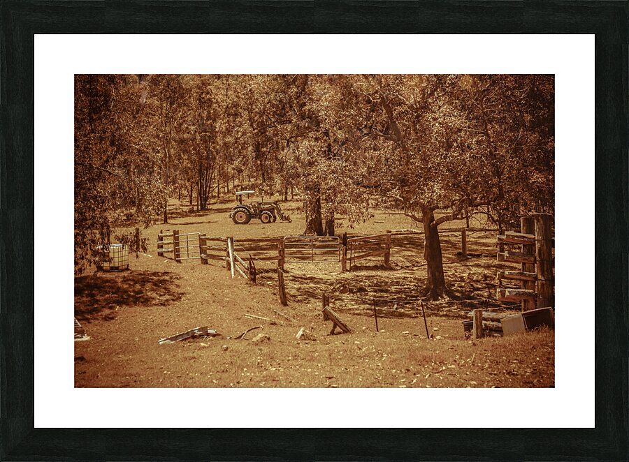 Mount Perry country Picture Frame print