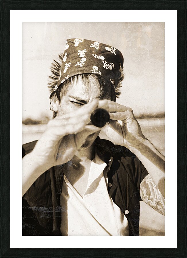 Vintage Explorer Picture Frame print