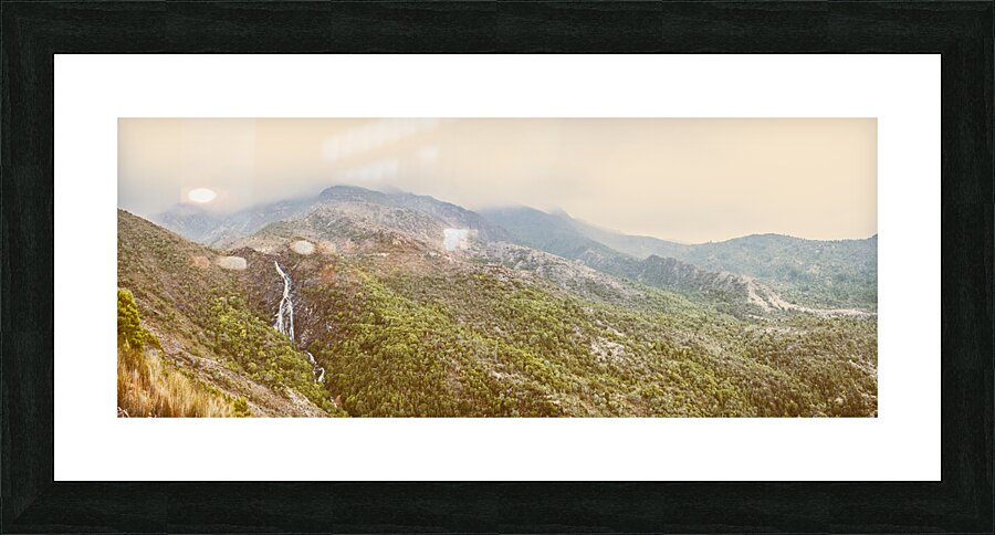 Dreamy mountain expanse Picture Frame print