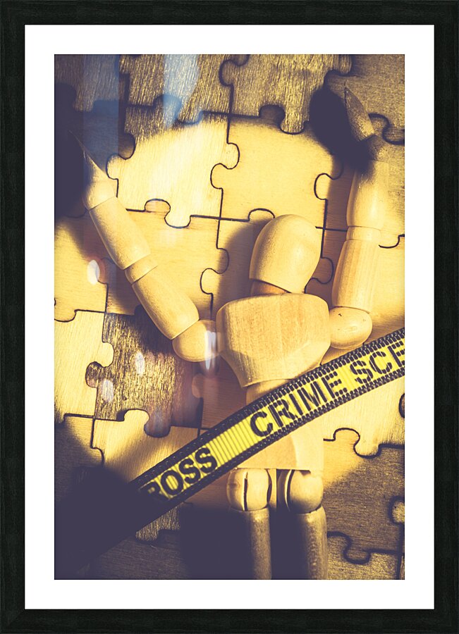 Spotlight on a judicial plot hole Picture Frame print