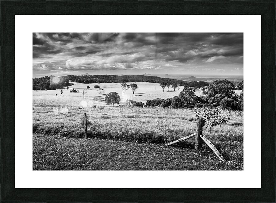 Dahmongah Lookout Mount Mee Picture Frame print