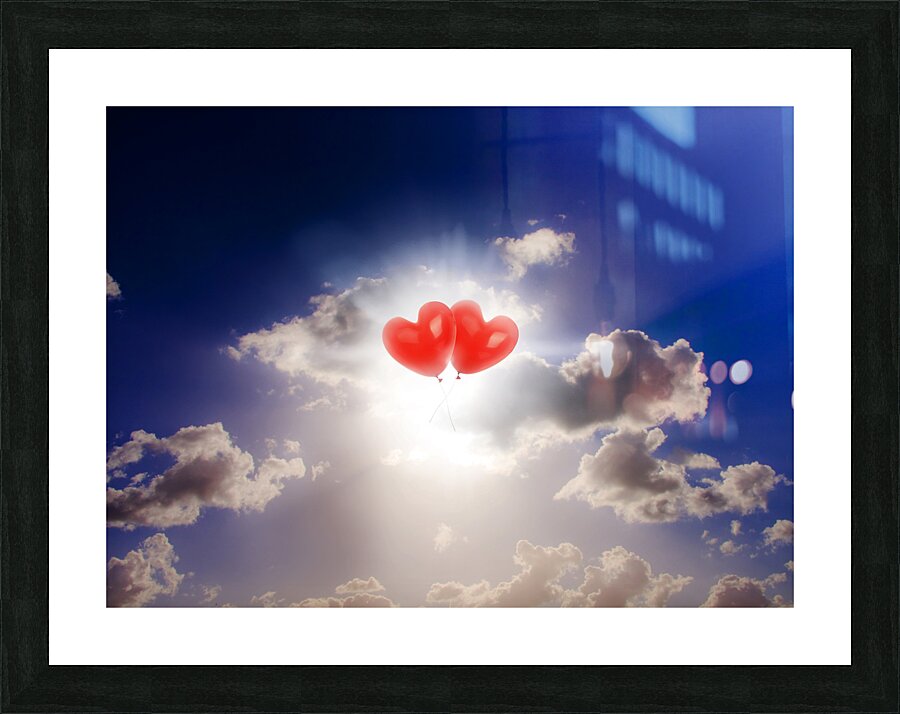 Sky Bound Romance Picture Frame print