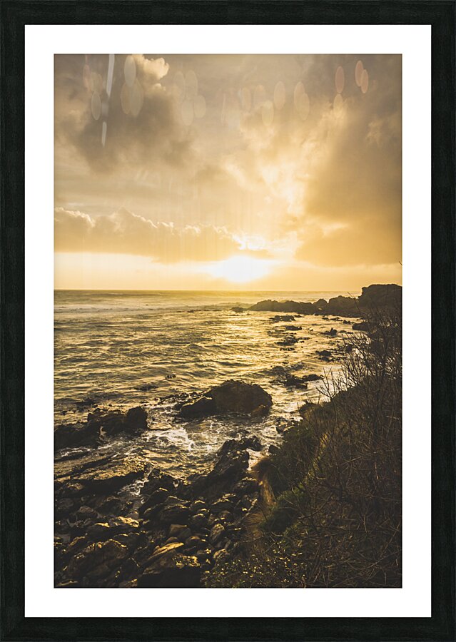 Sunset seascape Picture Frame print
