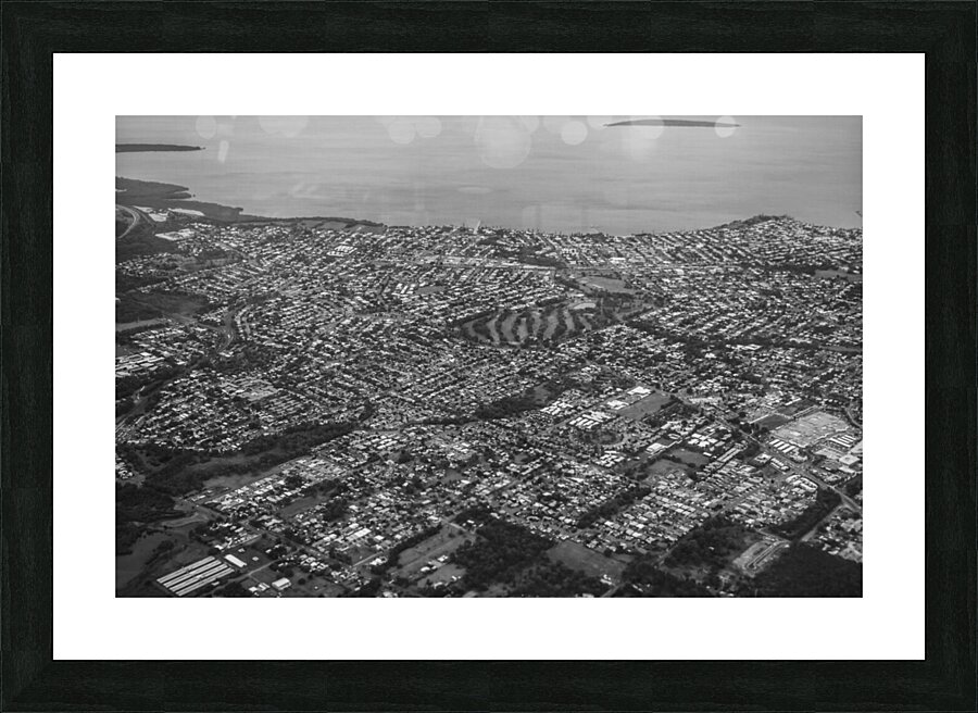 Above the bay Picture Frame print