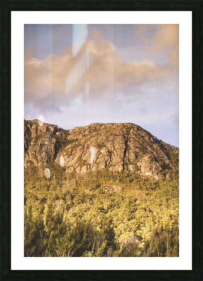 Picturesque peaks Picture Frame print