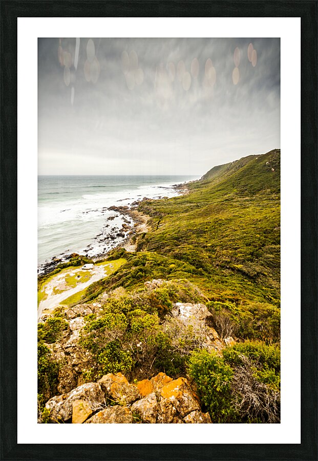 Rugged western oceans Picture Frame print
