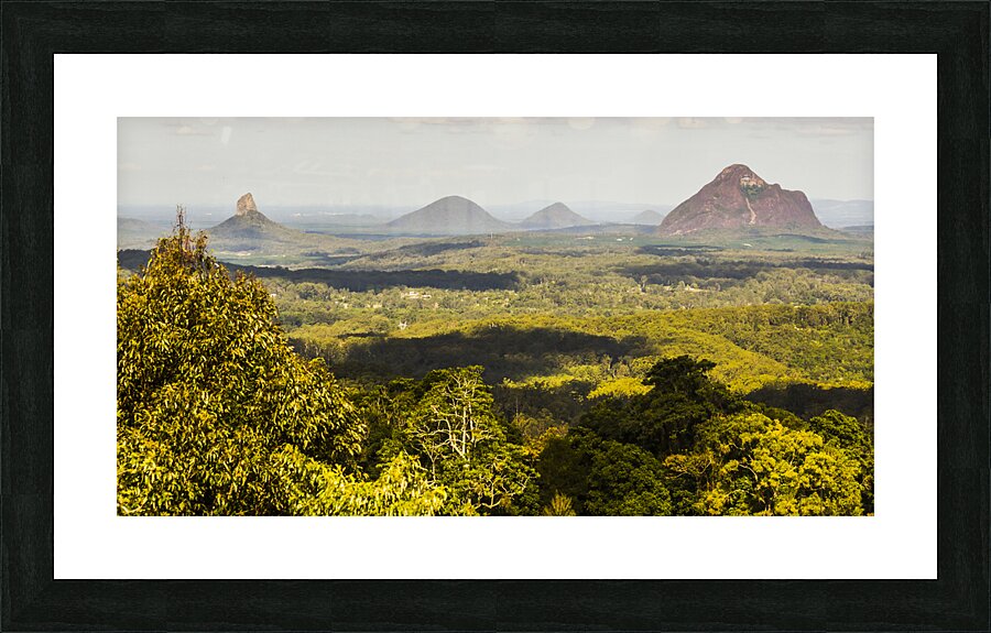 Majestic Maleny and beyond Picture Frame print