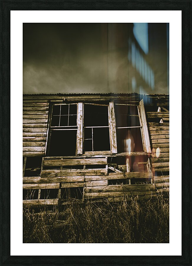 Blown away Picture Frame print