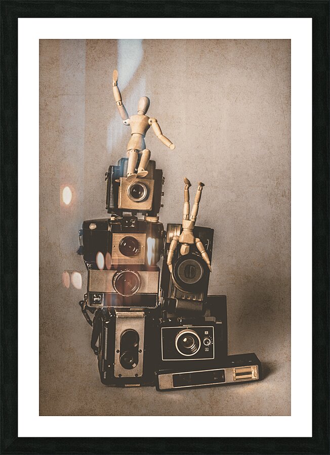 Before there was image stabilisation Picture Frame print