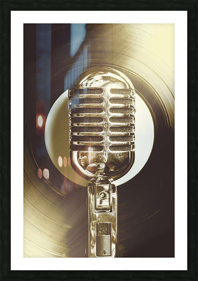 Round sound Picture Frame print