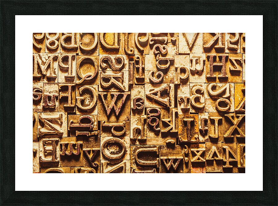 Presstraction Picture Frame print