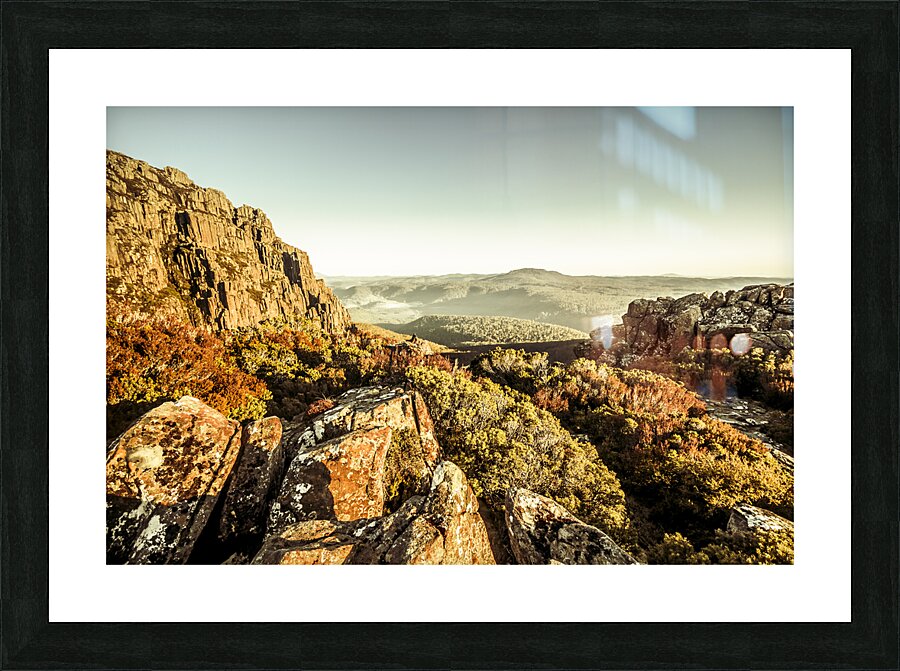 An alpine morning Picture Frame print