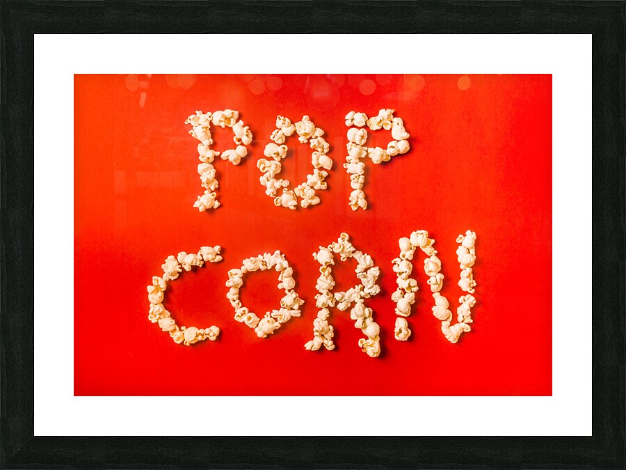 Pop Corn Picture Frame print